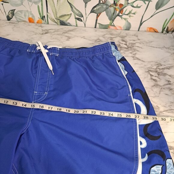 Speedo Mens Swim Trunks XL Board Shorts mesh Lined Drawstring - Picture 11 of 12